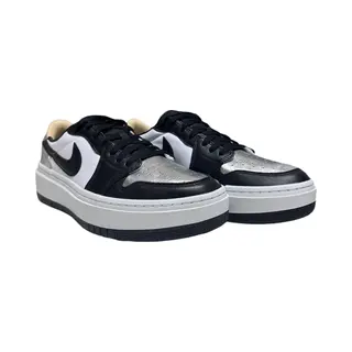 Air Jordan 1 Elevate Low Se Silver Toe Dames Sneakers Metallic-Zilver Zwart Wit DQ8561-001 44