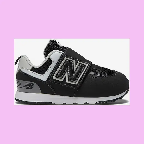 New Balance 574 New-B Hook & Loop Baby Sneaker Schwarz/grau - 18.5 thumbnail
