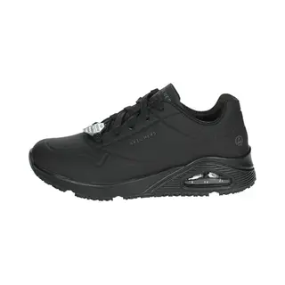 Skechers Damen Uno Sr Sneaker, Black Synthetic, 39 Eu
