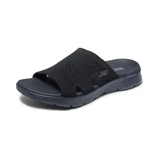 Skechers Women's Go Walk Flex Sandal Elation Sandals, Black Textile, 9 Uk
