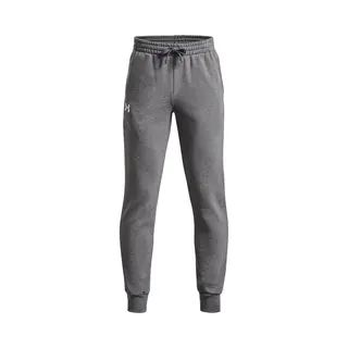 Under Armour Rival Fleece Joggers Logo Jogginghose Dunkelgrau Kind - M