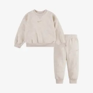 Nike Kids Essential Fleece Tracksuit In Ivory
