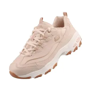 Skechers Women's D'Lites Good Neutral Sneaker, Natural Leather/Duraleather/Gum Trim, 8 Uk