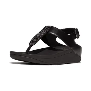FitFlop Fino Crystal-Mix T-Strap Sandals