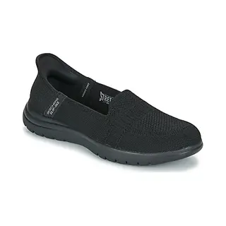 Skechers Women's On-The-Go Flex Camellia Slip-On Sneakers, Black Textile, 4 Uk