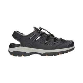 Skechers Men's Tresmen Menard Sandals, Black Synthetic/Mesh, 8 Uk