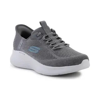 Skechers Herren Skech-lite Pro Sneaker, Charcoal Mesh Blue Trim, 43 Eu