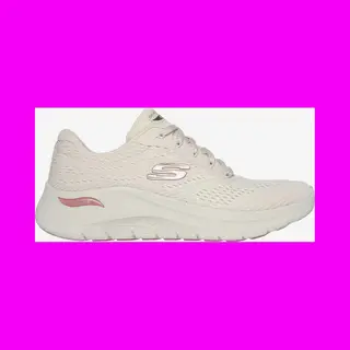 Skechers Arch Fit 2.0 Big League, Women's Sneaker, Natural, 4 Uk