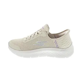 Skechers Damen Go Walk Flex Grand Entry Sneakers, Off White Textile Trim, 37 Eu