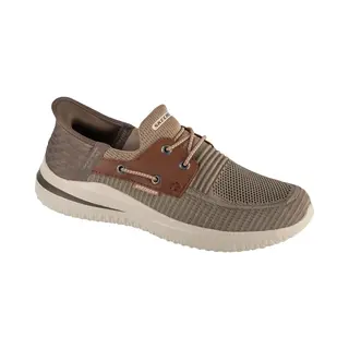 Skechers Men's Delson 3.0 Roth Slip In Mens Trainers - Brown - Size, 11