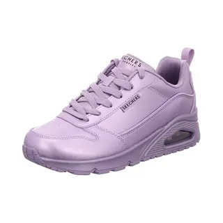 Skechers Women's Uno Galactic Gal Sneaker, Lavender, 3 Uk