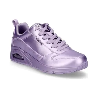 Skechers Women's Uno Galactic Gal Sneaker, Lavender, 6 Uk