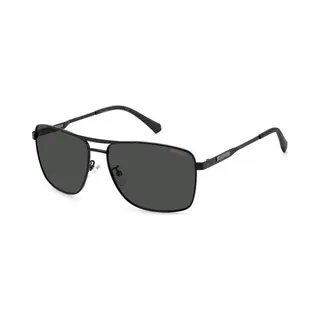 Polaroid Man Polaroid Pld 2136/G/S/Xn 003/M9 Sunglasses Metal Black Grey Squared Polarized
