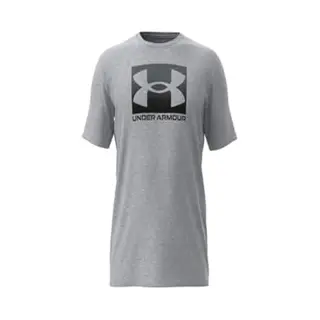 Under Armour Boxed Sports T-shirt Met Korte Mouwen Voor Heren, Mod Gray Light Heather, Xl