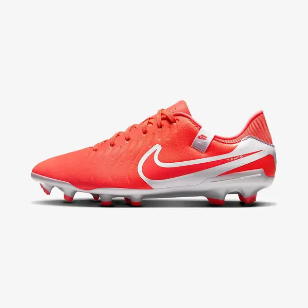 Nike Unisex Kids Jr. Legend 10 Academy Fg/Mg Football Shoe, Hot Lava White, 4 Uk thumbnail