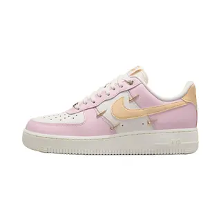 Nike Air Force 1 07 Lx Mini Swoosh - Pink Foam Damen Sneaker Sail Metallic-Gold Pale-Vanilla IB2574-600 38