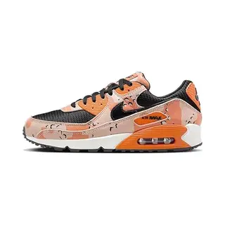 Nike Air Max 90 Premium Men's Trainers IF1721 (Bio Beige/Black/Safety Orange 201) Uk 7 (Eu 41)
