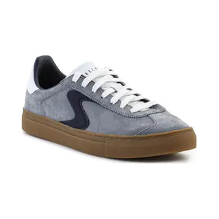 Skechers Men's Arch Fit Legend Romah Sneaker, Grey Pig Suede/Duraleather/Navy Trim, 6.5 Uk