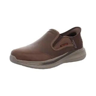 Skechers Slip-Ins, Slade 205237-Cdb, Men Sneakers, Brown, 45 Eu