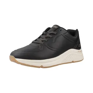 Skechers Bobs Arch Comfort Blk Black Womens Lacing Shoes 117560 In A Plain Man-made In Size 4