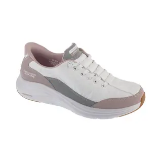 Skechers Women's Contour Foam Slip-On, White, 4
