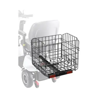 Vevor Elektromobil Hinterkorb, Heckkorb, Robuster & Geräumiger Gepäckkorb Seniorenmobil, Funktioniert Mit 2, 54 Cm Empfänger, Kompatibel Mit Den
