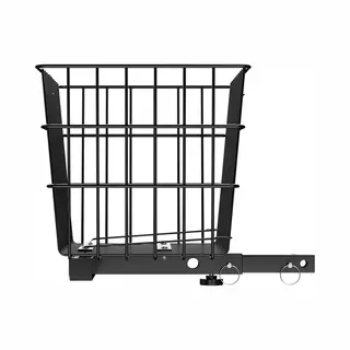 Vevor Elektromobil Hinterkorb, 39x30x30 Cm, Gepäckkorb Seniorenmobil, Funktioniert Mit 2, 54 Cm Empfänger, Faltbarer Metalldrahtkorb, Kompatibel Mit