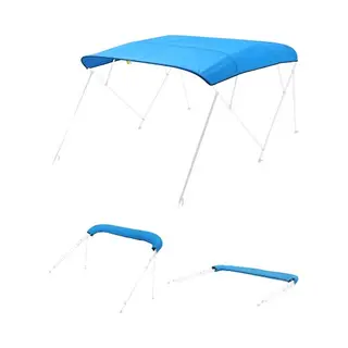 Vevor 4 Bow Boat Bimini Tops, 600d Polyester Canopy, Waterproof & Sun Protection Boat Awning Canopy With Storage Bag, Bimini Top Replacement,