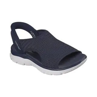 Debenhams Summits Sandal Slip Ins H-Band Textured Knit W/yoga Foam In Navy