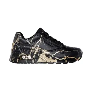 Skechers Uno Marbel Marvel Womens Fashion Trainers In Black - 4 Uk