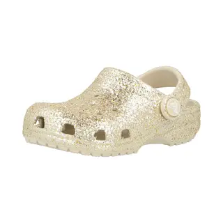 Crocs Unisex Kids, Classic Chunky Glitter Clog T, Sandstone, 6 Uk Child