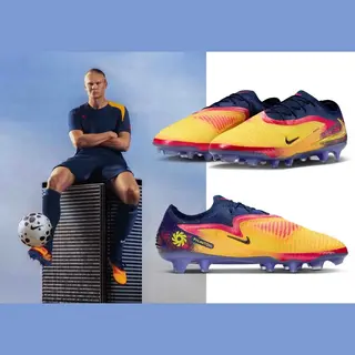 Erling Haaland X Nike Phantom 6 Low Elite Fg Precision Under Pressure Unisex Sneaker Orange Laser-Orange Blue-Void HQ2332-800 43