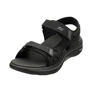 Skechers Go Walk Arch Fit 2.0 Sandal - Capistrano 229309-Bbk, Men Sandals, Black, 45 Eu