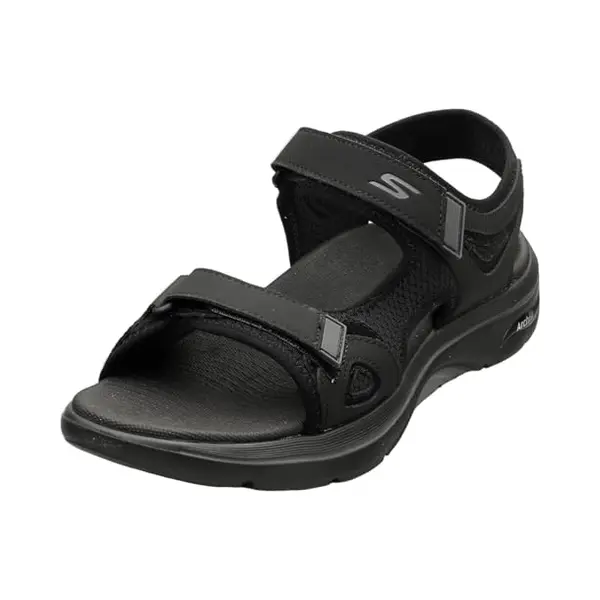 Skechers Go Walk Arch Fit 2.0 Sandal - Capistrano 229309-Bbk, Men Sandals, Black, 45 Eu thumbnail