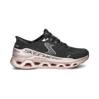 Skechers Glide-Step Altus-starlightt Shine Damen-Sneaker Zum Reinschlüpfen, Bkrg = Schwarz/Rotgold, 37 Eu