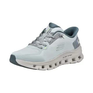 Skechers Women's Glide-Step Pro Pure Motion Slip-On Sneakers, Blue Mesh/Multi Trim, 5 Uk