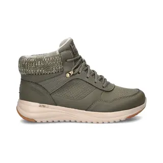Skechers Women's On-The-Go Stellar Ariana Sneaker, Olive Synthetic, 6 Uk