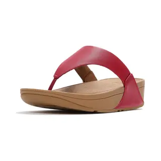 FitFlop Lulu Lederen Teenslipper - Microwobbleboard-zool Technologie - Maat 40