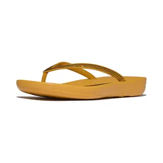 FitFlop Iqushion Sparkle Damen-Turmeric Flip-Flops