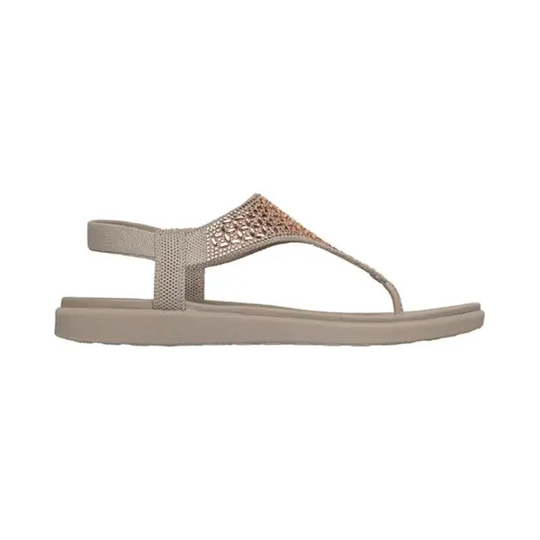 Skechers Women's Meditation Luxe Geo Embellished Stretch Knit Slingback Sandal With Luxe Foam thumbnail