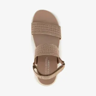 Skechers Women's Ultra Flex 3.0 Sandal Flat, Mokka, 39 Eu