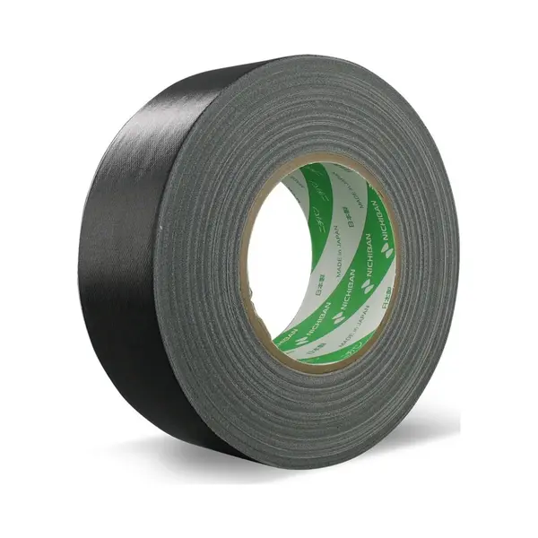Nichiban 1200 Duct Tape 50mm/50m Zwart - Originele Gaffa Tape Zwart thumbnail