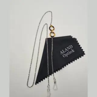 Brillenketting Met Microvezeldoekje / Brillenkoord Dames / Brillenkoord Dames / Zilveren Kraaltjes / Brilkoord / Briltouwtje / Ketting Voor Zonnerbril