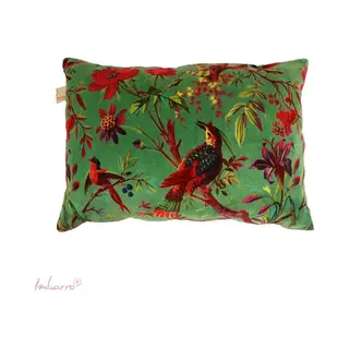 Imbarro - Sierkussen - Kussen - Paradise - L Green - 40x60cm Velvet