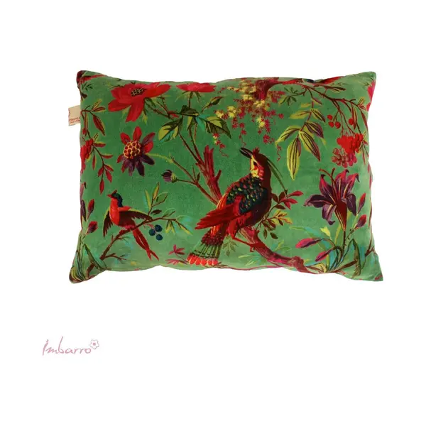 Imbarro - Sierkussen - Kussen - Paradise - L Green - 40x60cm Velvet thumbnail