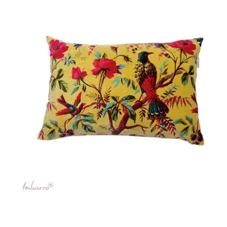 Imbarro Fashion & Home Kussen Paradise L Lime 40 X 60 Cm 100 % Katoen Velvet