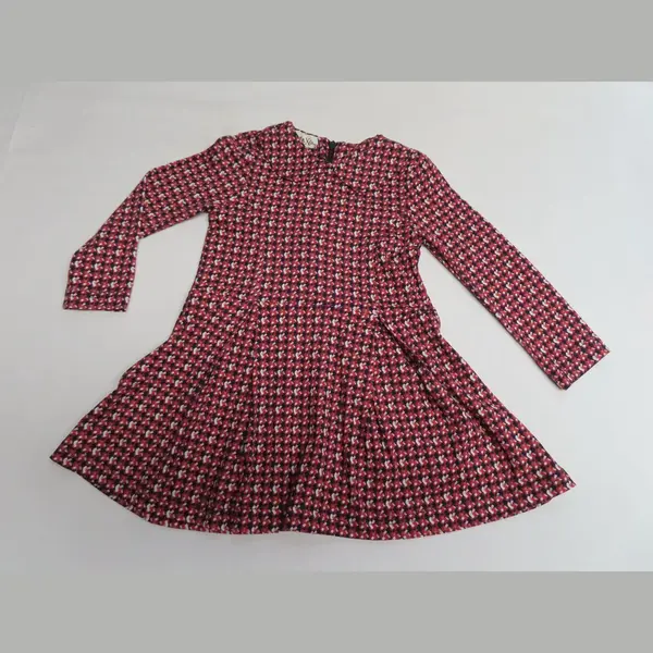 Jurk - Kleed - Meisje - Rood / Blauw / Creme- 2 Jaar 92 thumbnail