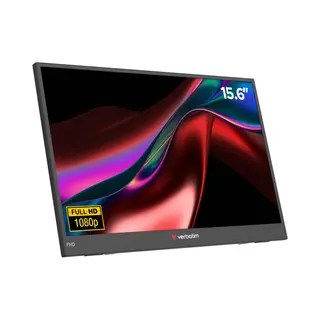Verbatim Portable 15.6" Fhd Monitor Light Portable monitor Black 15.6" Lcd 1920 x 1080 pixels
