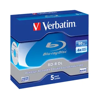 Verbatim 43748 Lees/schrijf blu-ray disc Bd-R 50 Gb 5 stuk(s)