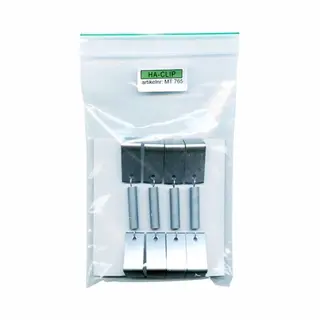 Kentekenplaat Klemmen Clips - Metaal - 4 Stuks - Voor Alle Kentekenplaten